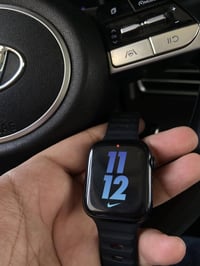 WATCH 7 Nike لون مدنايت حجم 45  🔋85%  ملحقات كامل السعر 210 قفل   بغدا...