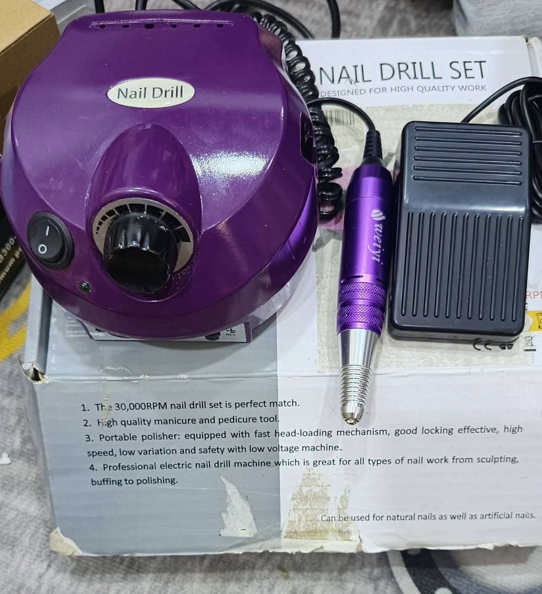 مبرد اظافر مع دواسه وكامل ملحقاته السعر 25 توصيل جميع المحافظات 5


**إذا كنت صاحب هذا الإعلان وتريد حذفه لأي سبب، رجاءا أرسل رسالة إلى الدعم الفني**