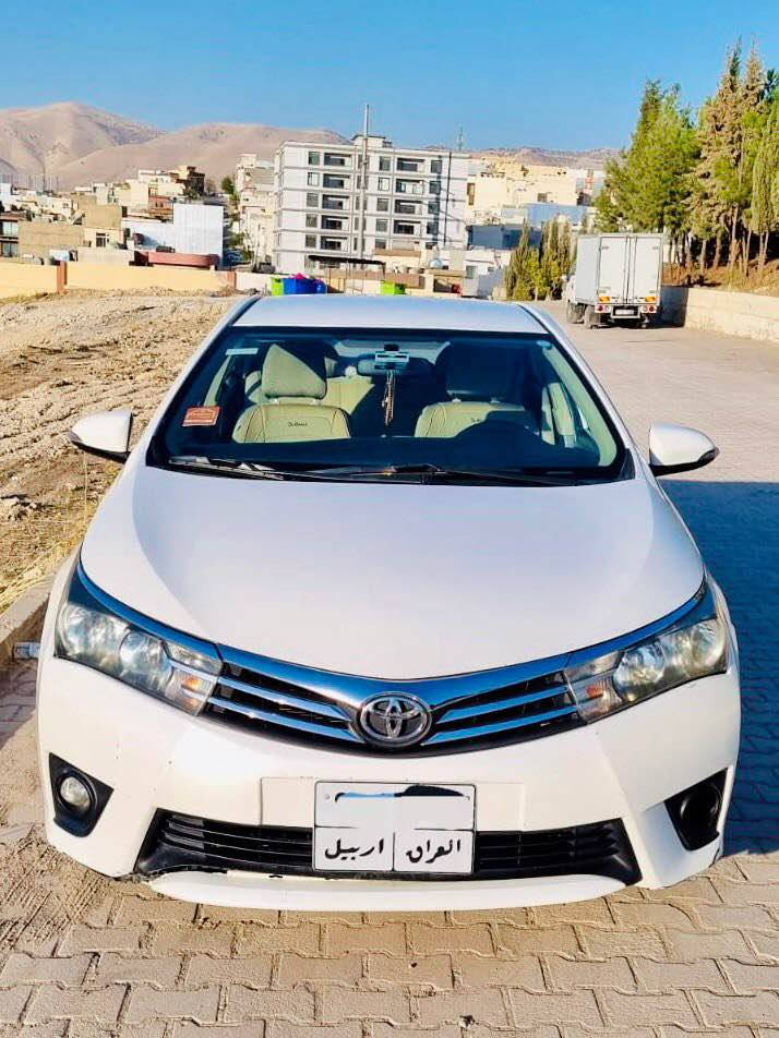 کرۆلا ٢٠١٥ سێ پارچە دەرگاوچەمەلەغ بۆیاخە
پێشودواکەپسەبێ ناوگرتنوئێرباگ کەمێ وردەی هەیە
١٢٩کم رۆشتوە مەکینە١٦تۆماتیک سەنەوی تازەیە
١٢٧$ هەمووبەشەرت دەستی ماڵە*********** السليمانية, العراق
