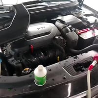 سوناتا 2016 غسل راديتر والسلندر بجهاز الألي وتبديل ماء زيتي لاتنسون ال...