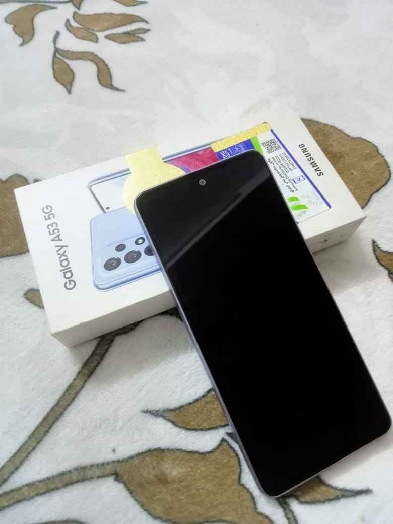 جهاز samsung a53نظيف كلش وعلى الفحص لا مفتوح ولا شي ذاكرة 256سلاسة فول والجهاز غني عن التعريف ملحقانة كارتونة فقط 
سعر 220،مكاني بغداد حي الجهاد 
*********** بغداد, العراق
