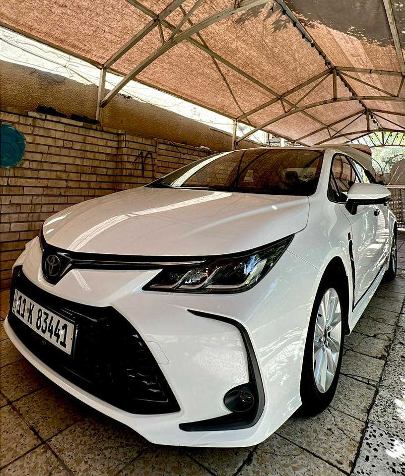 تويوتا كورلا 2025 هايبرد ماشية 31الاف كيلو و رقم بغداد@الجميع الجديد تحويل مباشر السيارة فول مواصفات 1/1 كرسي عادي و داخل لون اسود جلد اصلي وفتحة السيارة مكفولة كفالة وابيع شرط السونار والسيارة مفحوصة سونارموجود
سيارة جديدة 
الف دولار155 ورقة وبيه مجال حك الجية ومكاني بغداد
ورقمي للاتصال او استفسار ***********
***********
السيارة بصمة و سلايد و كرسي عادي و داخل لون جلد و رادار امامي وتثبيت مسار و وكامرة خلفية و دشبول ديجتال و شاشة كبيرة و اوتو هولد وهاند بريك لمس وبعد هواي مواصفات
