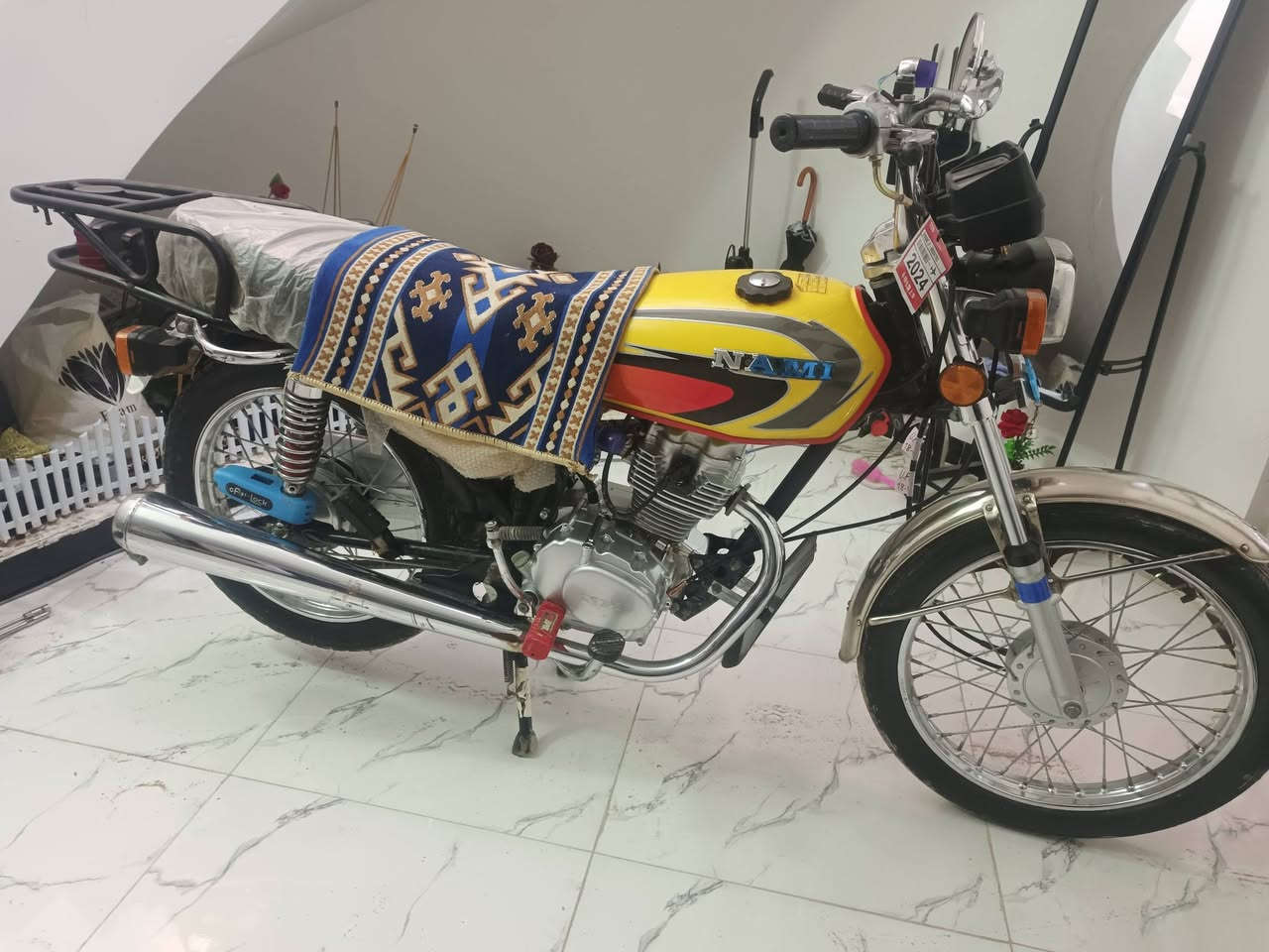 السلام عليكم دراجه نامه مكفوله كفاله عامه تجي تفحص كبال عينك موديل 2025 ما مفتره سبانه على المكينه مكفوله من كلشي 800 بيه مجال 
عنوان الدراجه ديوانيه قضاء سومر 
للتواصل. ***********‬‏عل واتساب
