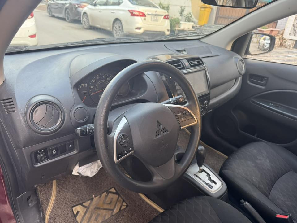 متسيوبيشي ميراج هاج باك 2024
بسعر مغري جدآ مرقم وجاهز دخول جديد 

السعر9500$ ورقة و بيه مجال اشوية

فئه SE 
(نص فول )
موديل 2024 ... 
السنوية لل2030 والرقم بغداد الجديد ( الانكليزي ) و بأسمي .. 
تحويل ثاني يوم و مكان السيارة بغداد بلديات  ..
مواصفات السيارة 👇🏻👇🏻👇🏻
🛑المكينة1200cc
🛑الكيرcvt
🛑تحكم ستيرن جهتين
🛑اوتو لايت
🛑اربع جام كهرباء +جامه السائق اوتو
🛑حساس اطارات
🛑شاشة كبيرة نظام كار بلي
🛑شاشة ثانية خاصة للتبريد
🛑منفذ USB
🛑ويل كب 
🛑بك لايت لد
🛑رادار امامي مع توقف ذاتي مع الرادار
🛑انظمة قيادة ايكو و سبورت

🛑مانع الانزلاق
🛑نظام تثبيت السرعة
🛑نظام الABS للمكابح
🛑كاميرة اصل
🛑بلوتوث 
 
 سياره بدون حادث مكفوله من صبغ او بارد فقط يم قبق بانزين   راديترات وتبريد ومي الشركة ع وضع البلاد السياره دخول جديد  ...
بدون شواصي و بدون لغود مكفولة من العيب الشرعي  فقط ارباك دشبول.. 

التواصل والاستفسار
***********
