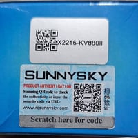 محرك SUNNYSKY • ٢٢١٦ ٨٨٠kv • مراوح ١٠بوصة