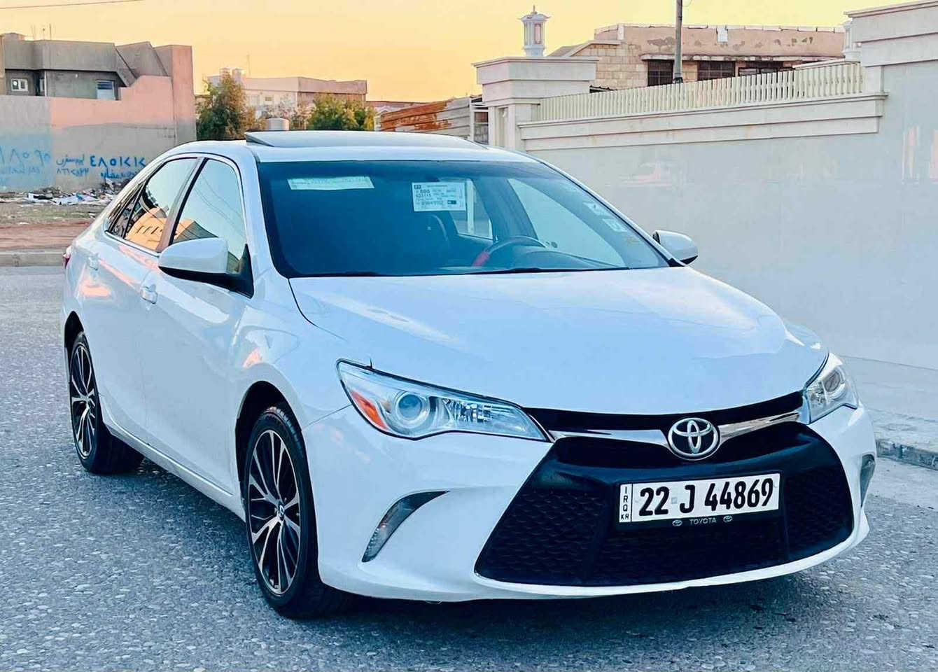 CAMRY  modil 2017 XSE Full
‎***********  واتساب
***********
فتحة سلايت XSE 2017 ‎کامری موديل 
لون ابیض سلجی ،ماشیة86000الف، 
سعر :172   $ شویە بی مجال
حجم محرك 2500 - 4 سلندر
واحد جاملغ خلفي و روبع  جنة صبغ 
بجم كبس -بدون ايرباك شرط
،سنویە جدید حتــــي2028
نفس يوم تحويل شرط

‎مواصفات أمريكي فول 
‎فتحة سلايت كشن جلد وكشن كهربائي
لايتات زينون وكاميرا و فوليوم و تحديد
سرعه و بلاجتكتور ونظام Eco 
‎تحکمات ستیرن
‎ستة ایرباگ
‎
‎گیر محرک تاقم صدر تاقم ایطارات کل جدید سیارە مابی ای نقس
***********   :واتساب
مكان سيارة اربيل
