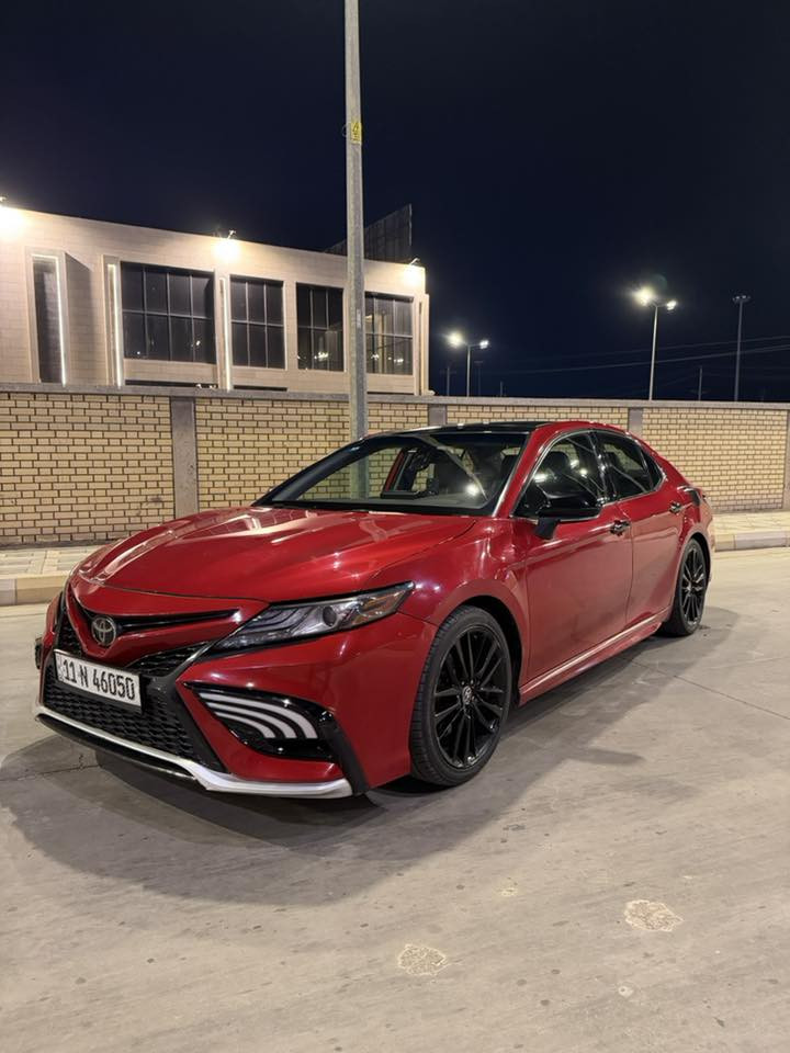 السلام عليكم 
تويوتا كامري 2022
فئة XSE
ماشية 78الف حقيقي 
فوال مواصفات من كلشي 
لون آحمر
كشنات كهرباء اثنين 
وكشنات تدفئ وتبريد
شاشة كبيرة وتحكم لمس 
نظام النورماني 
ونظام ألايكو 
ونظام الاسبورت 
بنراماا ولايت زنون ولدد ابيضّ 
ورادارت جوانب 
كشنات جلد 
دبل اكزوز 
محرك 4 سلندر بانزين مو هايبرد 
رقم بغداد هزة وسنوية جديدة تحويل ثاني يوم 
حادثة جاملغ وباب فقط بدون تبديل فقط مصبوغات 
بدون دواخل بدون ايرباك ايرباكاتة كلة سليمة 
رقم الهاتف ***********
