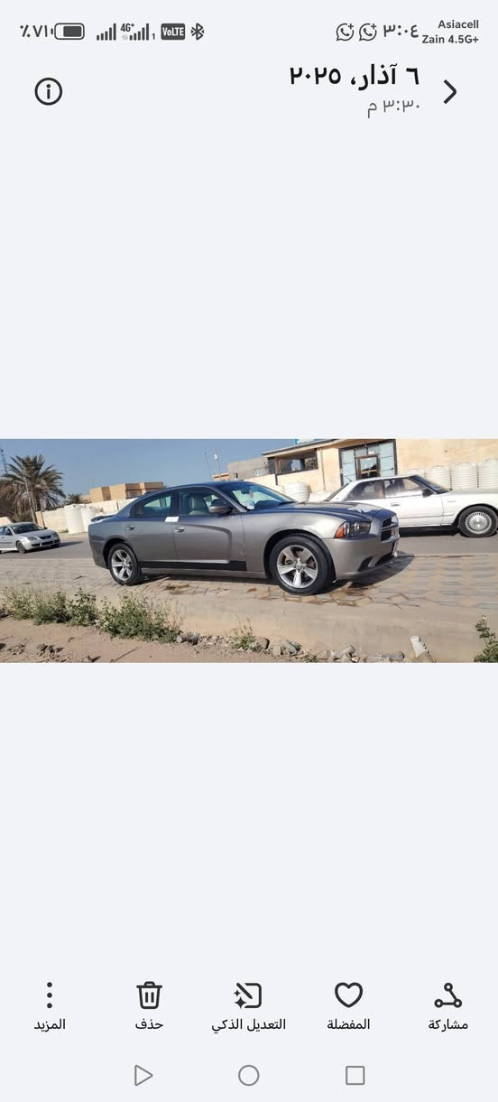 السلام عليكم
جارجر 2012 رقم بغداد
ظرر صندوك مصبوغ بامريكا
وبنيد مصبوغ بالعراق
سعر 142
***********
