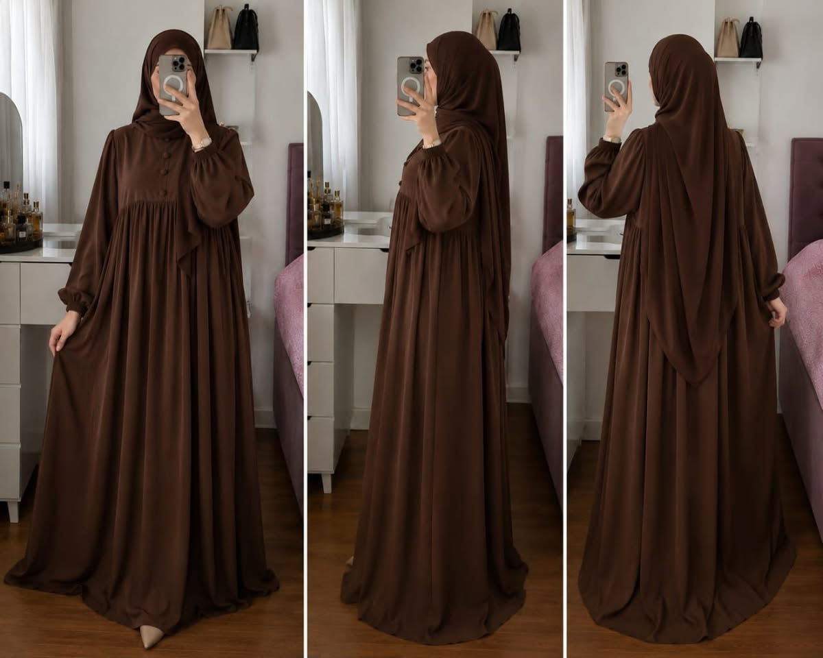جينا 🏃‍♀️وجبنا ليكوم الجديد 
طقم متكامل بتمن زوين ❤عباية  صدفة فالصدر  سامبل   مع 👠فولار سامبل توب كريب مكيزلقش عبار1.5\1.5❤    محتشمة.  توب عباية  روزا بارد وخفيف، مريح فاللبسة للخدمة والمناسبات. الدفع عند الاستلام والتوصيل لباب دارك. الكمية محدودة.
ليطاي m  L Xl XXL 3xl 4xL
محتشم + فخم + عملي. الدفع عند الاستلام  
للطلب دوزي بريفي🛴


**إذا كنت صاحب هذا الإعلان وتريد حذفه لأي سبب، رجاءا أرسل رسالة إلى الدعم الفني**