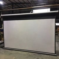 سكرين كهربائية • ٢١٠×٢٠٠سم • جلد أبيض