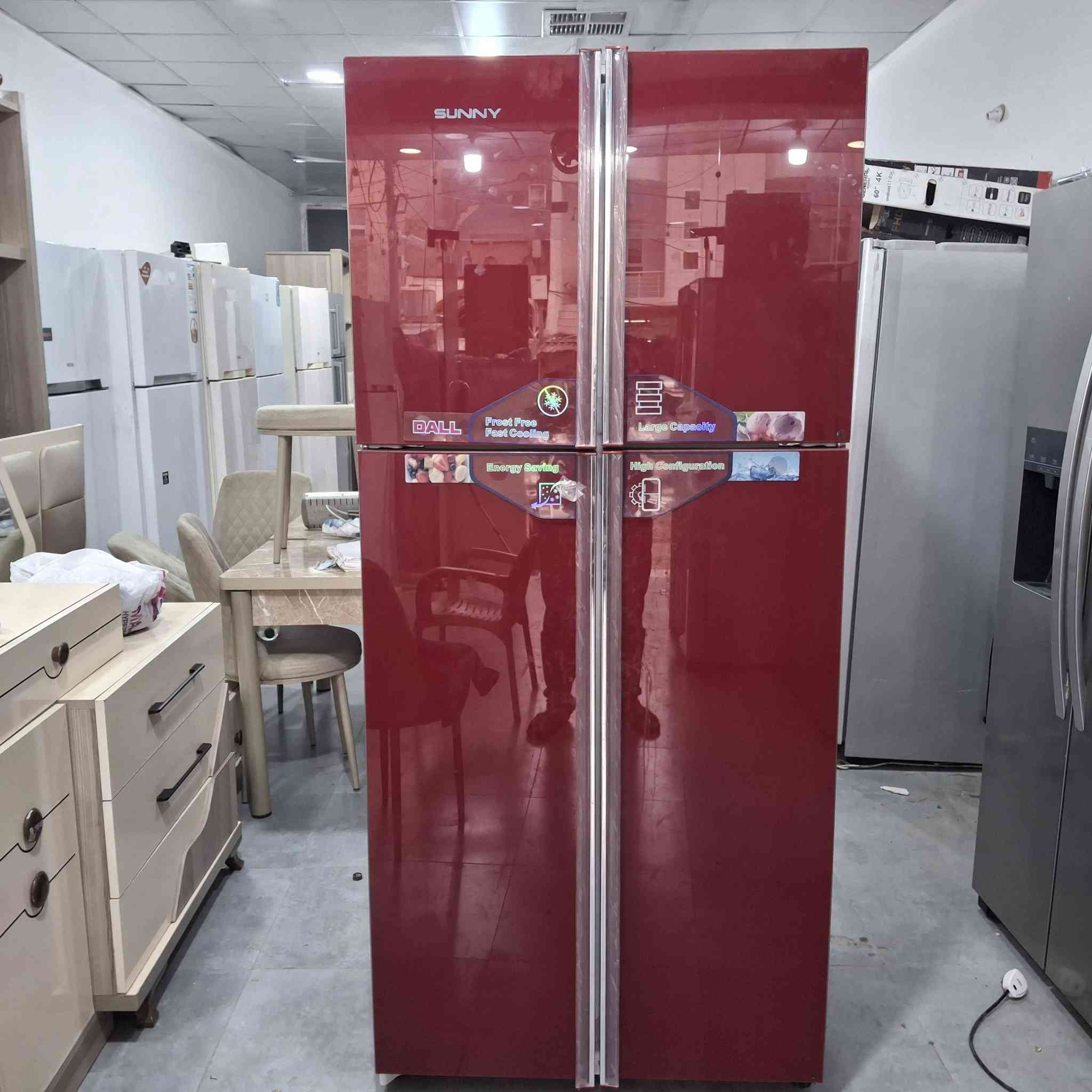 السلام عليكم ثلاجه ومجمدة بابين ٣٢قدم فول نظافه واصل للمنزل داخل أربيل مع ضمان اسبوع رقم تواصل وتساب ***********
