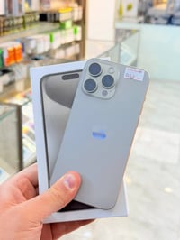 ايفون 15 pro max  بطاريه 84% ذاكره 512 لون تاتنيوم شرق اوسط ماستر  سعر...