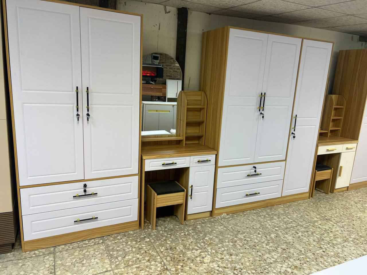 كنتور 2 باب السعر 185 الف
كنتور 3 باب السعر 225 الف
كنتور 4 باب السعر 330 الف
سرير السعر 145 الف
ميز مراية السعر 115 الف
كومدي السعر 60 الف

توصيل داخل بغداد  5 اطراف 10 
جميع  المحافظات 25 الف 

موديل صيني
بدون شد بغداد, العراق


**إذا كنت صاحب هذا الإعلان وتريد حذفه لأي سبب، رجاءا أرسل رسالة إلى الدعم الفني**