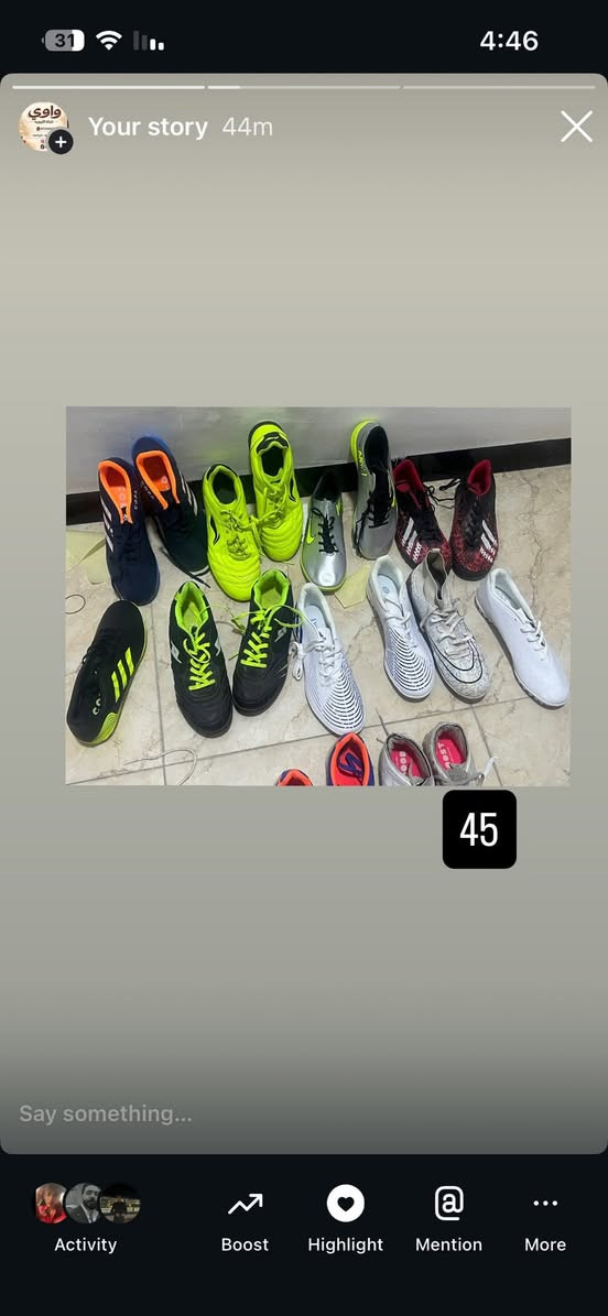 متوفر احذيه باله توصيل للكل العراق


**إذا كنت صاحب هذا الإعلان وتريد حذفه لأي سبب، رجاءا أرسل رسالة إلى الدعم الفني**