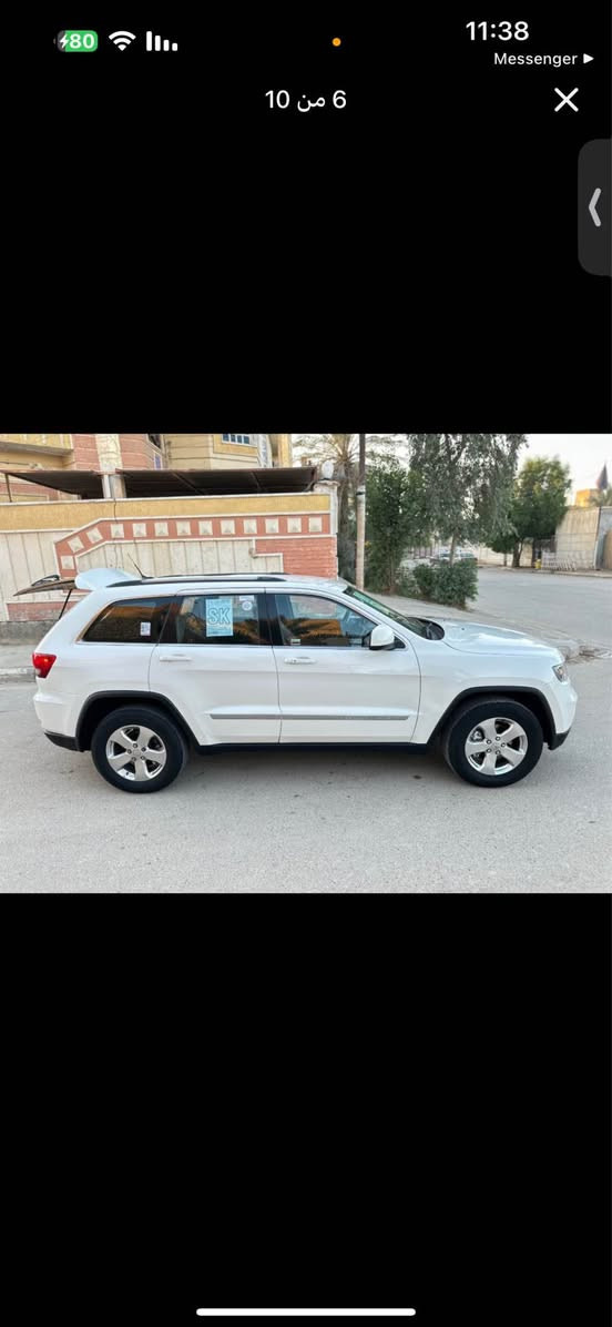 السلام عليكم 
جيب لاريدو 2011 رقم قادسية انكليزي الجديد وارد كندي مكفولة ضربة وتبديل وصبغ عدا رش باب السائق اثر طخه بسيطه سيارة جديده ونضيفه استخدام شخصي مواصفات ويل كب نيكل 18 شاشه قلاب كشن جلد +كهربائي لايت عدسه زنون اصلي بصمة ابواب محرك 3600 قطعتين تبريد جاهزه محرك كير تخم تايرات السعر 158 وبيها مجال 
الناصريه سوق الشيوخ 
*********** سوق الشيوخ, ذي قار
