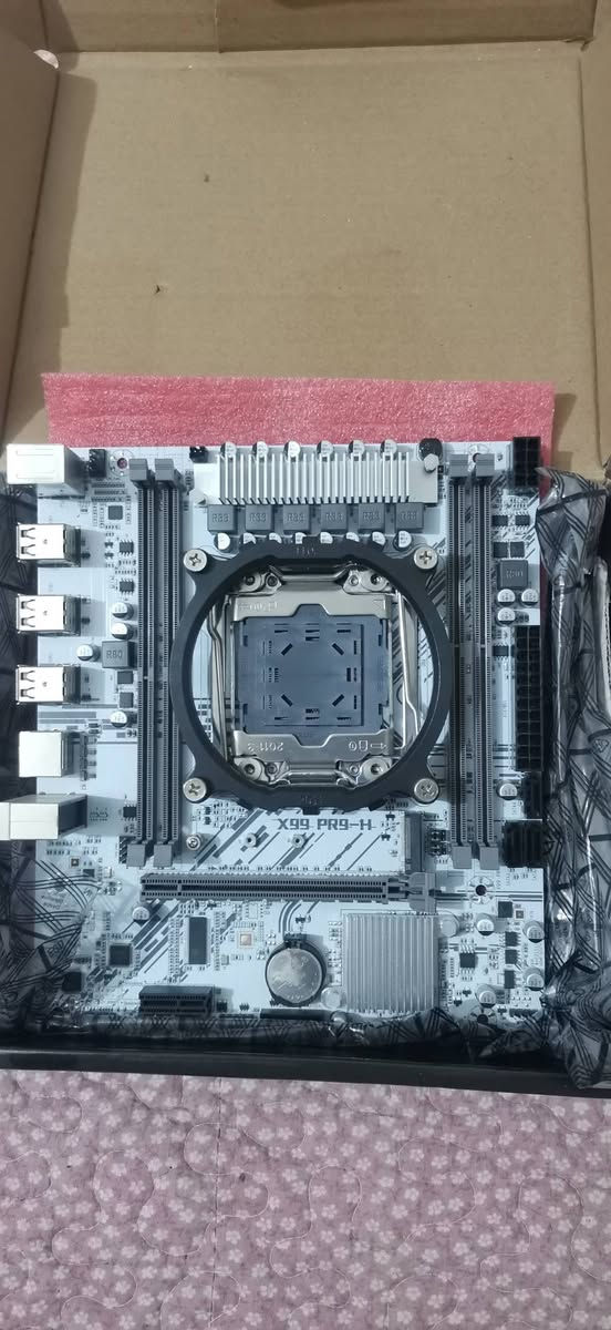 السلام عليكم.... 
ماذر  بورد MACHINIST X99 PR9-H  

المقبس: LGA 2011-3  معالجات زيون 

أقصى سعة للرام: 128GB (4×32GB). اربع منافذ رام 

التخزين منفذ M.2 NVMe 
   

نضيف ما مستعمل بلكارتونه مالته وتجي ملحقات البورد   

السعر.... 30 مع التوصيل


**إذا كنت صاحب هذا الإعلان وتريد حذفه لأي سبب، رجاءا أرسل رسالة إلى الدعم الفني**