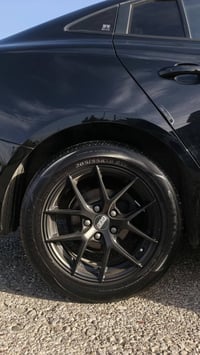 قياس ١٨-١٩ • أسود مات BBS • فولكسفاغن/AMG