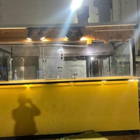 كرفان مطعم  مغلف من الداخل جگر بليت فافون للجدران هود مترتين ستيل مع ا...