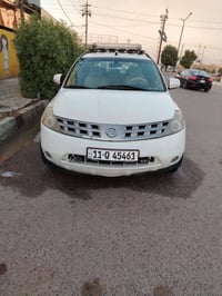 اخوان نيسان مورانو ٢٠٠٧ للمراوس السياره مبدل بيها بنيد وباب كير ومكينه...