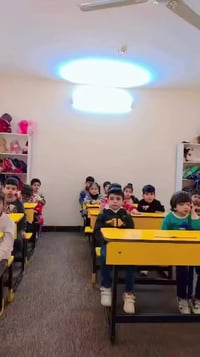 ازهارنا تكبر وتتعلم كل يوم 🩵 روضه شمس 🌞 رقم الروضه 07733398899