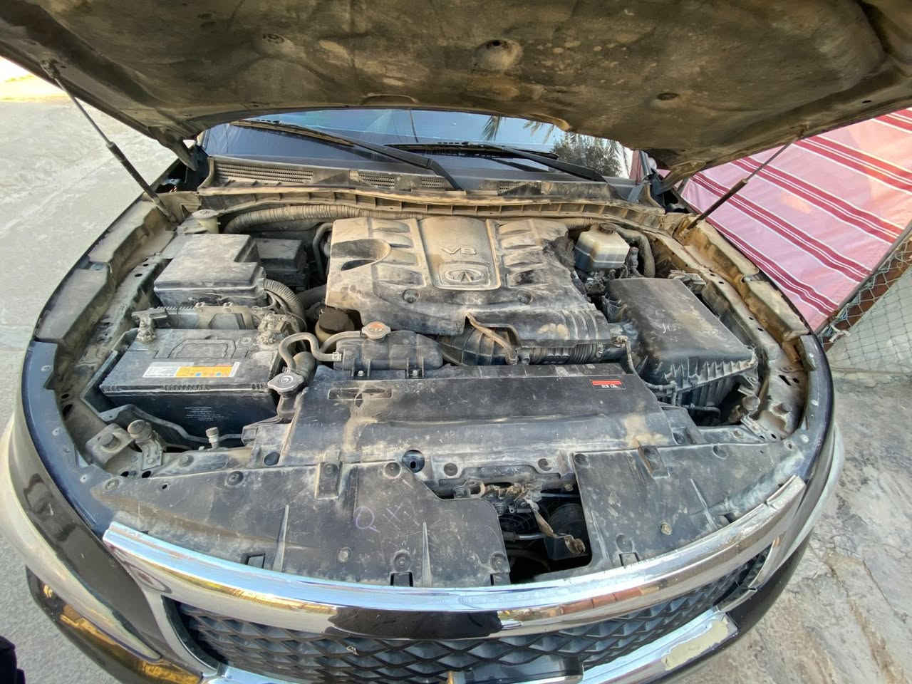 السلام عليكم

انفنتي QX80 موديل 2014  مكينة 5.6 
حادثها جاملغ وبنيد جهة السائق و طاكة بيها ايرباكات الصدر ثنين 
جراد بالقمارة 
سياره جاهزة
رقمها سليمانية 
ماشية 188000 الف كيلو
التضليل تريد اشيلة تريد لــأ بكيفك

السعر 125 بيها مجال 

مكان السيارة بغداد الدورة جمعية خير الله
للاستفسار 

***********

تحياتي
