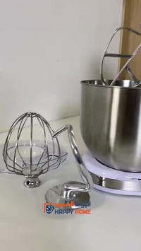 عجانة ٦ لتر ماركة كراون  - ٨ سرعات  - 3 آلات (عجن- هرس- خفق) -شاشة ديج...