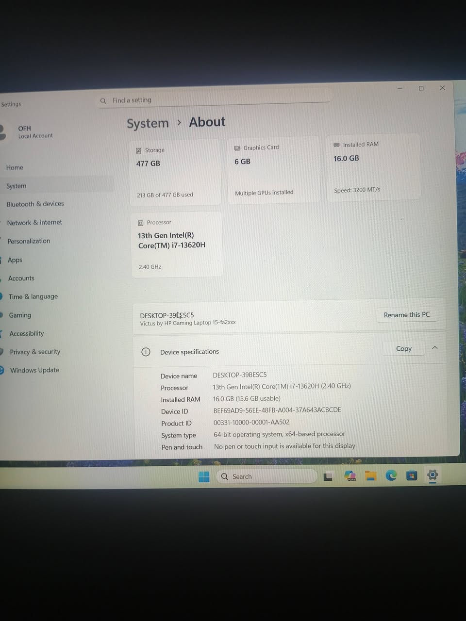 لابتوب فيكتوس فئة عالية الجيل ١٣ مشتريه قبل اقل من شهر مواصفاته مذكورة بالصور مكاني بياع بغداد 
ب١٣٠٠ رايده


**إذا كنت صاحب هذا الإعلان وتريد حذفه لأي سبب، رجاءا أرسل رسالة إلى الدعم الفني**