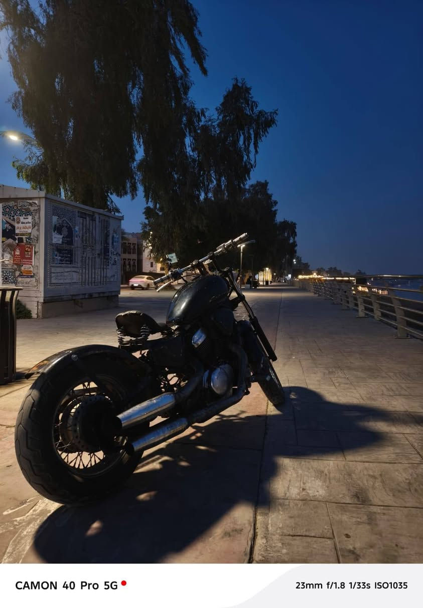 سلام وعليكم هارلي ستد نوع ياماها الدراجة نضيفة شوفت عينكم مكينة خير من الله شلعة ومعدل شرط تحرك تاير وتطلع حجم المكينة 400.CC الدراجة مابيهة اي نقص تايرات جدد وبيهة قطع نيكل ومبدل لاستيك ولف جديد .السعر 1500 وبيهة مجال للاستفسار رقمي ***********
