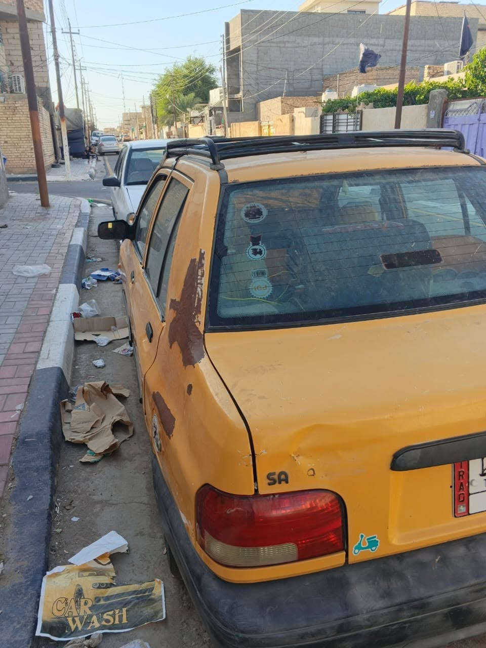 سايبة موديل ٢٠١٥ بأسمي السيارة نظيفة جدا المكان كربلاء الحر السعر ٢٦ رقم الهاتف ***********
