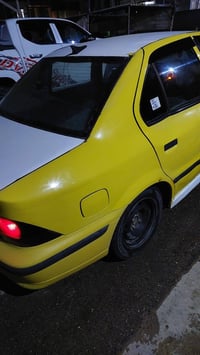 سمند مديل9🍋ليموني سياره جاهزه  معمره بدون خياس مكينه كير كهربئيات شغال...