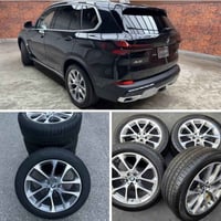 ويل اصلي مال 2024 BMW X5, X6واطارات عدد 4 حجم 275/45/20 الحاله نظيف جد...