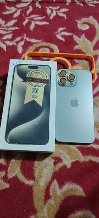 موبايل للبيع ايفون15 برو ماكس ذاكرته 256 بطاريته 85 دبل شريحه نظافته 1...
