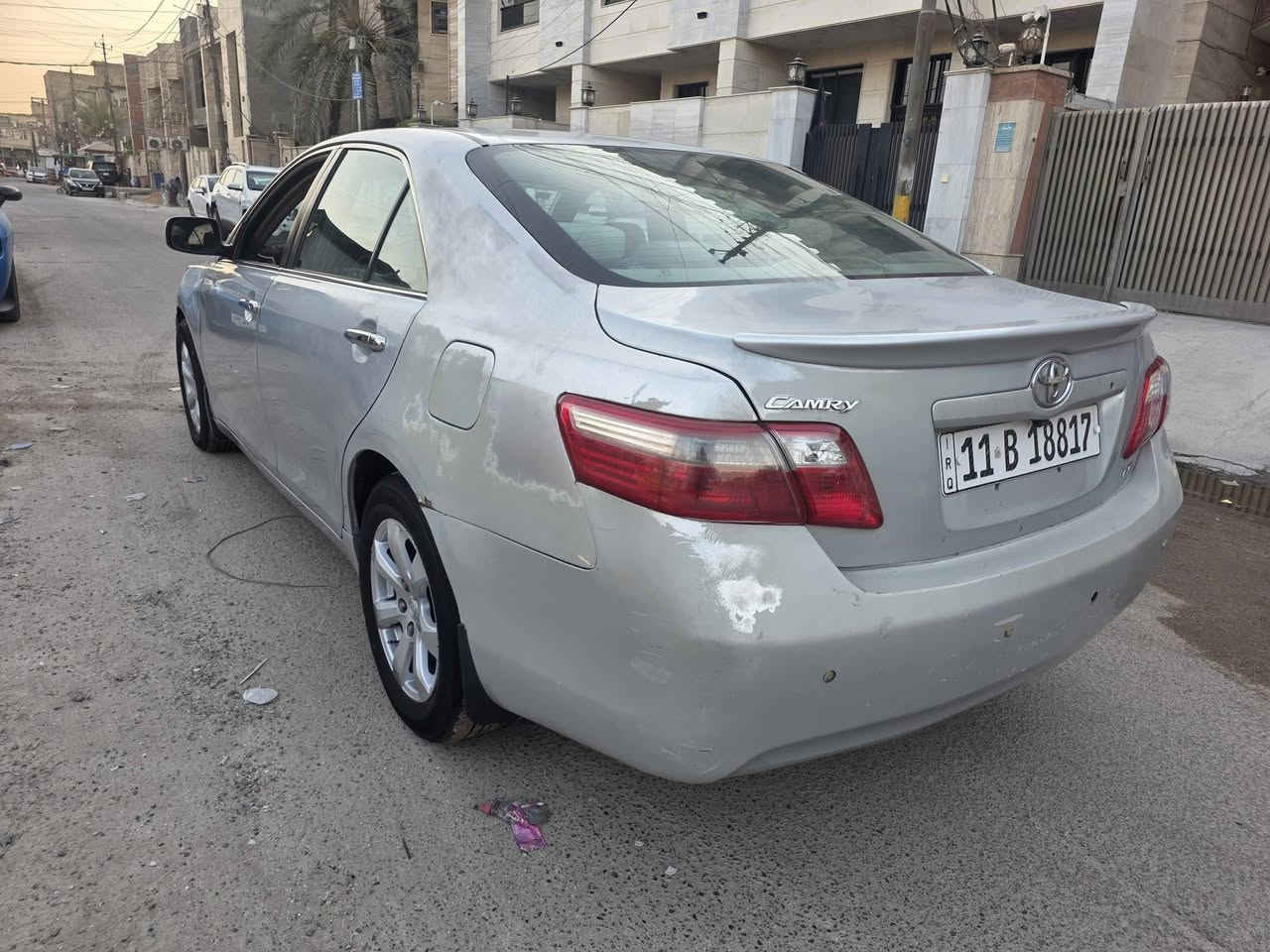 كامري 2007 وارد امريكي حادثه جاملغ خلفي والصندوك بدون دواخل وبيه ٣ قطع فقط صبغ بدون حادث شرط صفاح موس  محرك ٢٤٠٠ كير ومحرك نظيف صدر امامي خلفي جديد توني شاده تخم تاير كوري اصلي جديد  تبريد شرط ثلج شاشه كاميرا تحكمات كشن السابق كهرباء سياره جاهزه من كلشي مكاني بغداد السعر 88 ورقه للاتصال ***********
او للمراوس حسب القناعه
