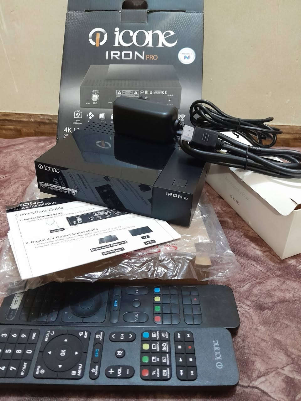 ايكون ايرون برو 
نظيف جدا وكامل الملحقات الاصلية دبل ريمونت اصلي و تجاري للبيع مكاني بغداد الشراي يتفضل خاص وشكرا لكم


**إذا كنت صاحب هذا الإعلان وتريد حذفه لأي سبب، رجاءا أرسل رسالة إلى الدعم الفني**