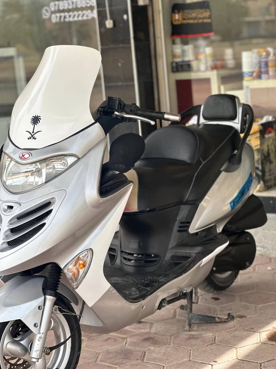 سلام عليكم
دراجه كايمكو للبيع 
محرك دراجه ربع 250cc دراجه مكفوله من محرك من كشر شرط الفحص وين متريد دراجه كاعده وحلوه نشاط دراجه ماشاء الله عليه السعر 13 ونص وبيهه مجال للشراي التواصل  ***********
