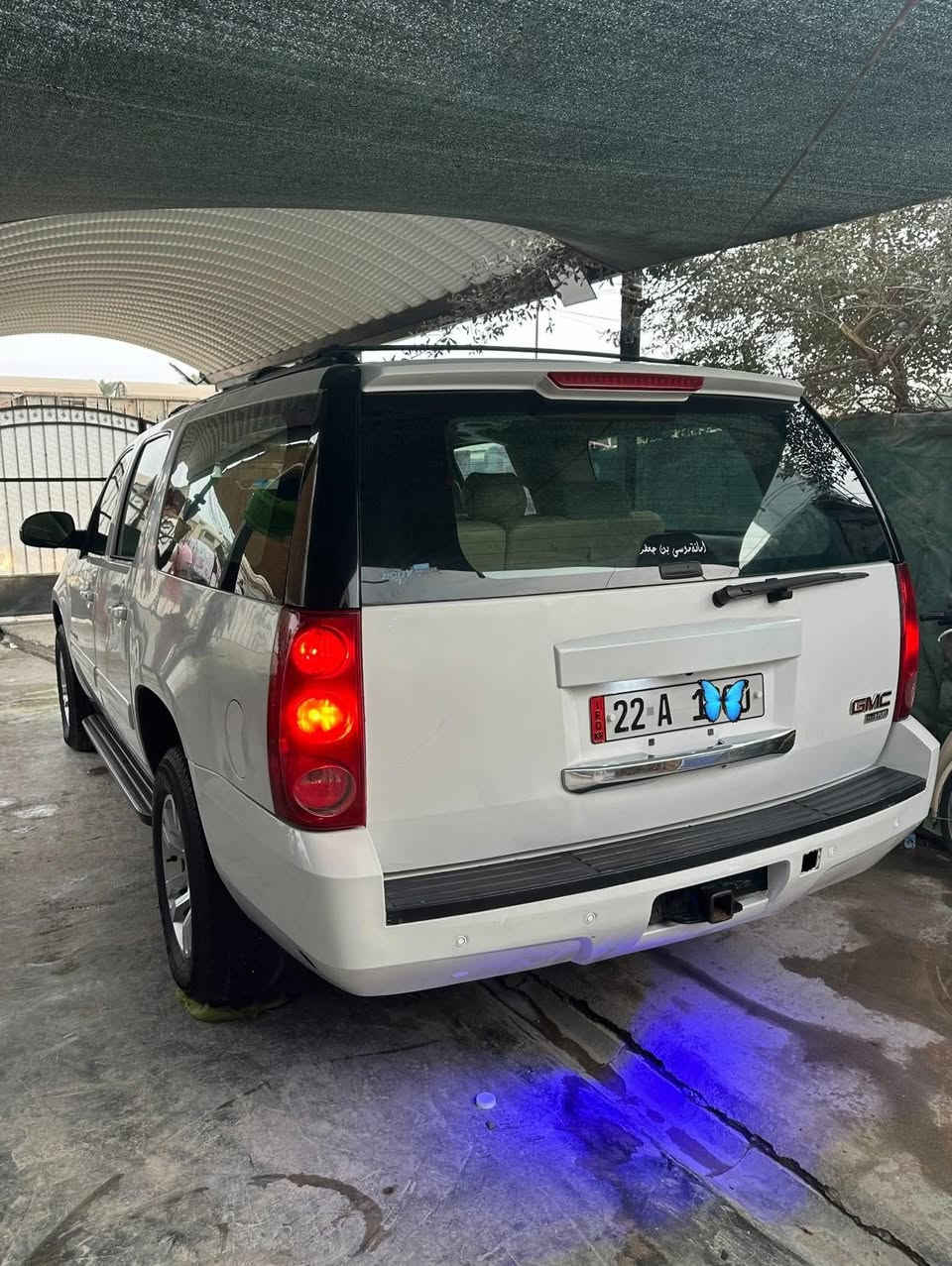 سلام عليكم شباب اعيد النشر بسبب السفر او عتذر على كل واحد اتصل او ماجوبت  جمسي موديل 2008 لبيع سياره خليجي اصل ابيض سياره طبله داخل عسلي سياره كامله مكمله رقم شمالي بسمي مصفره غرامات او كامرات سياره كلش نضيفه  اي ستفسار على هاذه رقم *********** سعر 155
