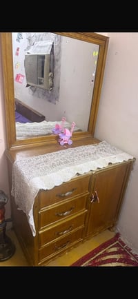 كنتور صاج توصا مع ميز مرايه للبيع ثنينهم ١٢٥ الف شرط الفحص انجاره عراق...