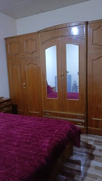 غرفة اخشاب صاج عراقيه مع جميع الملحقات السعر ٩٠٠ الف ٠٧٧٠٣١٥٢٤٥٤