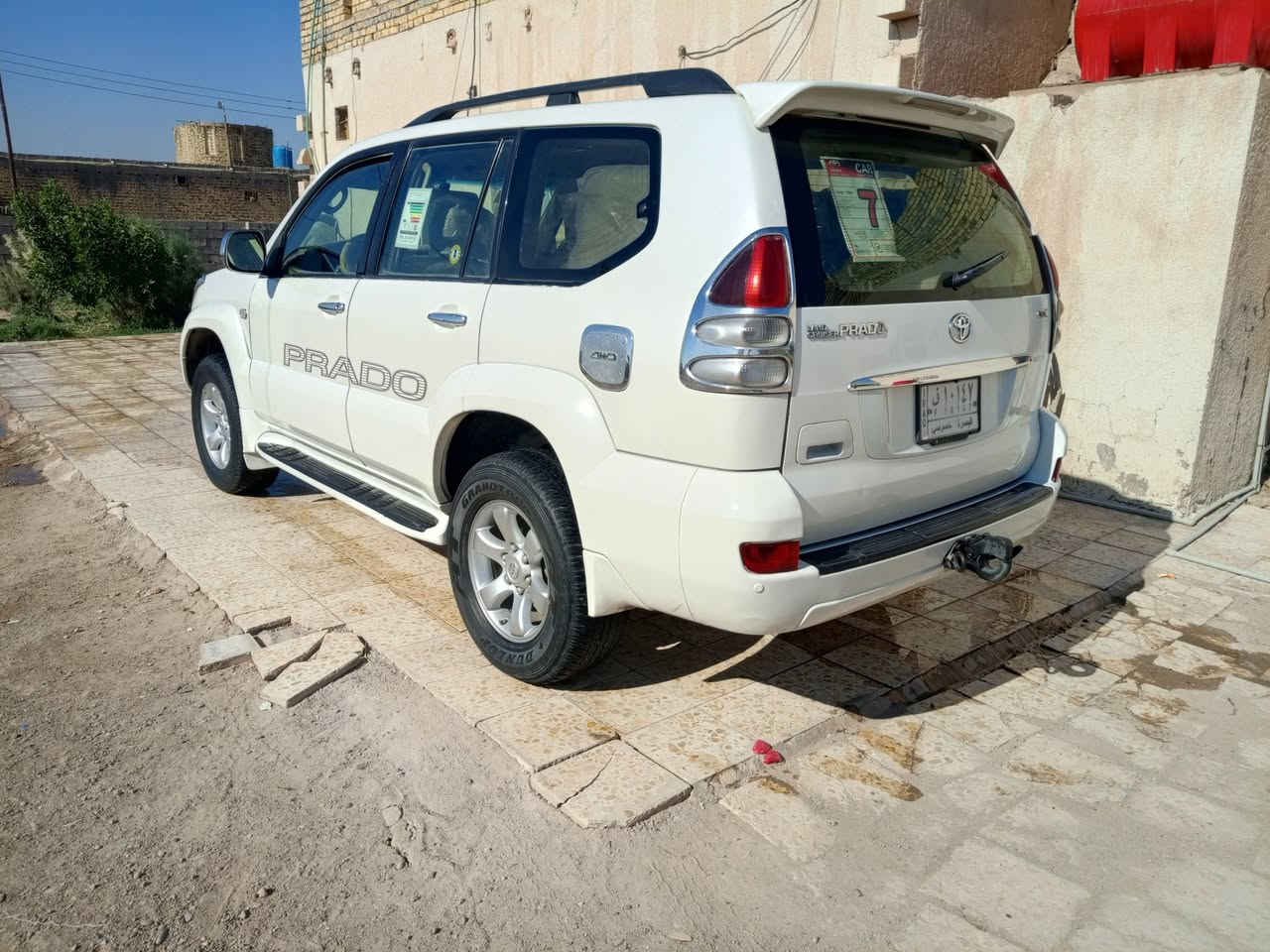 برادو موديل 2007 سياره جديده مكينه 4 مكفوله منظربه بس كدشبربلباب سايق صبغ السعر 135وبيهامجال***********مكاني ميسان
