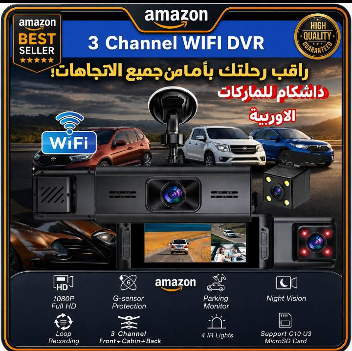 رجع العرض🔥 تخفيضات  35 الف مع توصيل المجاني.
عزيزي السائق اضمن حقك القانوني والعشائري  
مع كاميرا  داشكام🎥 واي فاي . 
الغنية عن التعريف 🎥 والأصلية امزون 🔖 
تخفيض اسعار 35 الف مع توصيل 
كامرا سيارة بثلاث كامرات امامي وداخل سياره وخلف سياره فديو وصوت ليلي نهاري واي فاي 🌐. تطبيق على الموبايل 📱لغة عربية 🇮🇶 
شرط كبس شركة والدقة من  HD1080 إلى k4 ليلي نهاري 
كامرا سيارة ذكية  تصوير بدقة عالية اج دي تصورلك الشارع من الأمام . وتصورلك الي يصعد وياك بسياره فديو وصوت  وتوصلك خلف سياره.. شاشه عرض تحكم منفذ رام. تصوير ليلي نهاري. تشتغل ع جداحه مال سياره.شحن حديث تايب سي . تدعم شحن .🔋 اصليه امزون . السعر مع توصيل 35 الف 
توصيل كل العراق متوفر 🚕 مجاناً 
توصلك جاهزه متعبك كبل تلزكها بجامه وتخليها بجداحه  

 لتثبيت الحجز رقمك وعنوانك خاص وبخدمتك


**إذا كنت صاحب هذا الإعلان وتريد حذفه لأي سبب، رجاءا أرسل رسالة إلى الدعم الفني**