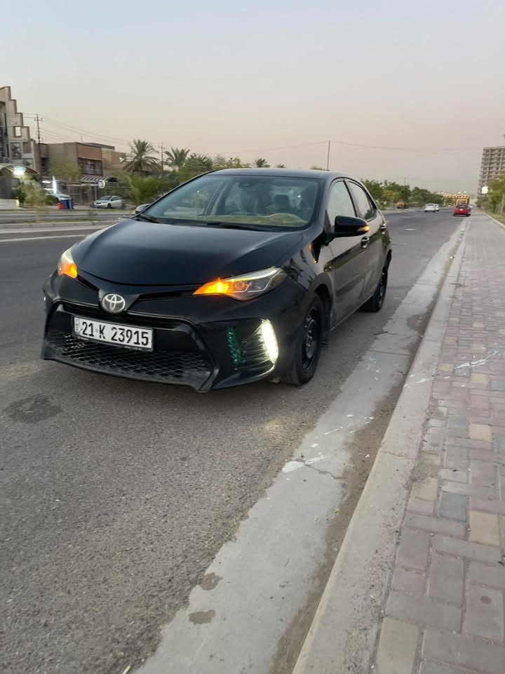 كورلا 2018 SE شمالي شرط تحويل 
كير - محرك - تبريد - تدفئة كله مكفول 
ماشية 103 وقابل للزيادة 
رادار بلادي - شاشة بلادية - نضام سبورت - ويل كب وطخم تاير جديد
حادث خلفي بجم كبس لالغد ولاشاصي 
بيهة صبغ قبق جنطة وجاملغات خلفية وباب خلف السائق وجاملغ امامي بدون دواخل 
عارضيهة 127 وبيهة مجال 
العنوان بغداد / حي الجهاد قرب مجمع السلام السكني 

***********
