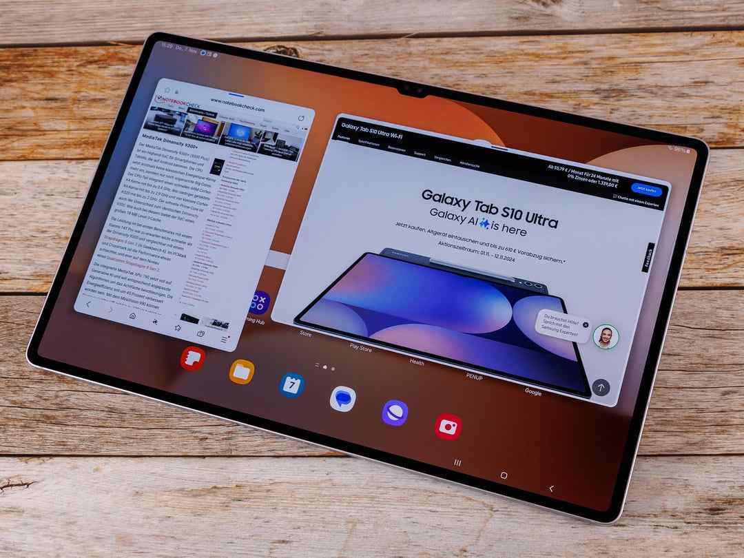 تابلت سامسونج s10 utra 

لجهاز مكفول من كل شيء + معى ضمان 
مستخدم استخدام بسيط جدا 
ملحقاته قلم و الكارتون فقط بدون شاحنه 
سعر  1150
يعد سامسونج جالكسي تاب اس 10 الترا (Galaxy Tab S10 Ultra) أحدث وأقوى أجهزة سامسونج اللوحية، ويتميز بشاشة ضخمة 14.6 بوصة Dynamic AMOLED 2X بتردد 120 هرتز، ومعالج MediaTek Dimensity 9300+ القوي، ودعم ميزات الذكاء الاصطناعي (Galaxy AI). يتوفر في العراق بسعات 12/16 جيجابايت رام و 256 جيجابايت إلى 1 تيرابايت، وبطارية 11200 مللي أمبير، ويبدأ سعره تقريباً من 1,335,000 إلى 1,700,000 دينار عراقي. 
أبرز مواصفات سامسونج تاب S10 الترا:
الشاشة: 14.6 بوصة Dynamic AMOLED 2X، بدقة 2960 × 1848 (WQXGA+)، ومعدل تحديث 120 هرتز.
المعالج: MediaTek Dimensity 9300+ (4 نانومتر).
الذاكرة والتخزين: ذاكرة عشوائية (RAM) 12 أو 16 جيجابايت، ومساحة تخزين داخلية 256 جيجابايت، 512 جيجابايت، أو 1 تيرابايت.
الكاميرا: خلفية مزدوجة (13 ميجابكسل + 8 ميجابكسل) وأمامية مزدوجة (12 ميجابكسل + 12 ميجابكسل).
البطارية والشحن: 11200 مللي أمبير مع دعم الشحن السريع.
نظام التشغيل: أندرويد مع دعم ميزات Galaxy AI المدمجة (مساعد الملاحظات، تحويل الصوت لنصوص، إلخ).
المميزات: قلم S Pen متضمن، مقاومة الماء والغبار بمعيار IP68، هيكل نحيف وأنيق. 

الأسعار المتوقعة في العراق (قد تختلف حسب المتجر والنسخة):
نسخة 12GB/256GB: تقريباً 1,500,000 - 1,700,000 دينار عراقي. البصرة, العراق


**إذا كنت صاحب هذا الإعلان وتريد حذفه لأي سبب، رجاءا أرسل رسالة إلى الدعم الفني**