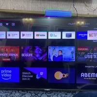 للبيع شاشه شينون سمارت حجم 50  تدعم الاوامر الصوتية مساعد گوگل بس الري...