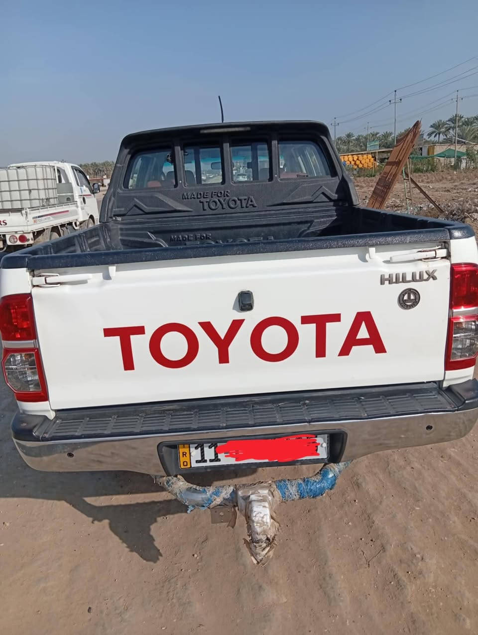 السلام عليكم هايلوكس2014 فور ويل مكفولة سنوية مجددة للـ2030 بــ اسمي رقم بغداد السعر230وبيهة مجال العنوان بابل ناحية النيل رقم الهاتف: ***********
