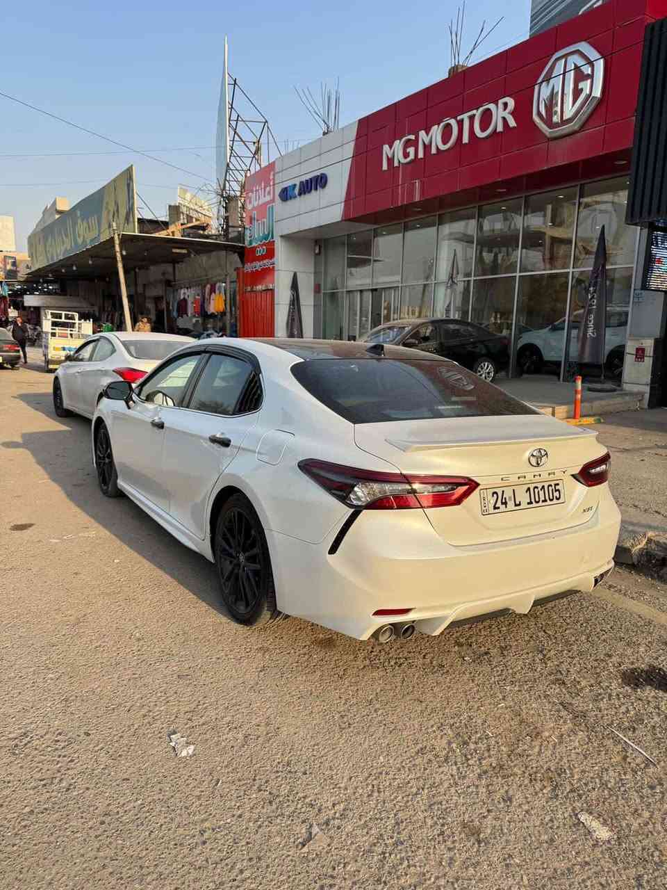 للبيع فقط🌹
تويوتا كامري (XSE) موديل 2022

اللون : أبيض صدفي  

عداد المسافة :62 الف  

حجم المحرك : 2.5L ( 4.سلندر )

السياره جاهزه من كلشي وتخم تاير جديد 

الضرر: ربع البوند صبغ وجاملغ امامي مبدل شركة بدون صبغ بدون ايربك بدون دواخل

المواصفات : 𝐗𝐒𝐄

فـول مـواصـفـات فتحة بانوراما 

ابواب  بصمة

بصمة تشغيل 

تشغيل عن بعد (𝐑𝐄𝐌𝐎𝐓𝐄 𝐒𝐓𝐀𝐑𝐓)

شاشة  كبير

سستم صوت من شركة jbl

كاميرا خلفية 

ويل 19 الرياضي 

حساسات خلفيه

هاند بريك بصمة

اوتو هولد (𝐀𝐔𝐓𝐎 𝐇𝐎𝐋𝐃)

اوتو ستارت (𝐀𝐔𝐓𝐎 𝐒𝐓𝐀𝐑𝐓)

اوتو ستوب (𝐀𝐔𝐓𝐎 𝐒𝐓𝐎𝐏)

رادار امامي (تحديد مسار)

‏‎رادار جانبي (نقاط عمياء)

‏‎حساسات خلفي 

مانع انزلاق+𝐀𝐁𝐒

3انظمة  (𝐄𝐂𝐎) (𝐍𝐎𝐑𝐌𝐀𝐋)(𝐒𝐏𝐎𝐑𝐓)

نظام EV MODE

تحكيم استيرن+ شفتات استيرن

كشنات جلد ، كشنات كهربائي

كشنات الامامي هيتر 

لايتات (𝐋𝐄𝐃) عدسة زينون بيلادي

اناره داخليه led 

ترحيب بلادي بالدواسات 

شاحن وايرلس

مثبت سرعه تفاعلي قيادة اليه 

تحديد مسار  

رقم دهوك  مميز سنوية وهزة جديدة 

السعر 230$ وبيها مجال بسيط

‭0774 092 3242‬

مكان السيارة موصل او دهوك
