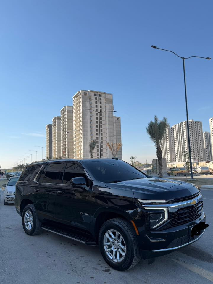 تاهو موديل 2025 خليجي ضمان وكالة المنصور سيارة كفالة عامة من الصبغ والبارد عده شبر بي دي ار أثر شخط 

رقم#بغدادباسمي تحويل ثاني يوم 

ماشية 23 
مغلفه ppf ضمان 10 سنوات

المواصفات 

5كامرات

كامرة دوارة 

لون اسود 

حجم المحرك V8 5.3L

مرتبط بناقل حركة أوتو 10 نمر

رادار + تحديد مسار + مانع تصادم + نقطه عمياء مفتاح التشغيل بصمة

4 باب بصمة

تشغيل عن بعد 

 

حساسات أمامية 

حساسات خلفية 

لايت زينون + LED

بك لايت LED 

دخول بصمة ذكي 

حساسات ضغط الاطارات 

اشارة في المرايا الجانبية 

تعليق لمس

هاند بريك كهرباء 

دشبول شاشة ديجيتال متصل

شاشة جبيرة حجم 17 + Apple Car play 

مثبت السرعة Cruise 

المودات والاوامر الصوتية 

8 مخرج منفذ الطاقة 

3 قطع تبريد

حركة المقاعد الأمامية كهرباء

ثلاجة 

تبريد لمس مناخين منفصلين 

3 قطع تبريد 

أوضاع القيادة Drive Mode 

نظام مانع الانزلاق 

نظام نزول المنحدرات 

نظام تحديد المسار

عنوان السيارة بغداد
***********
