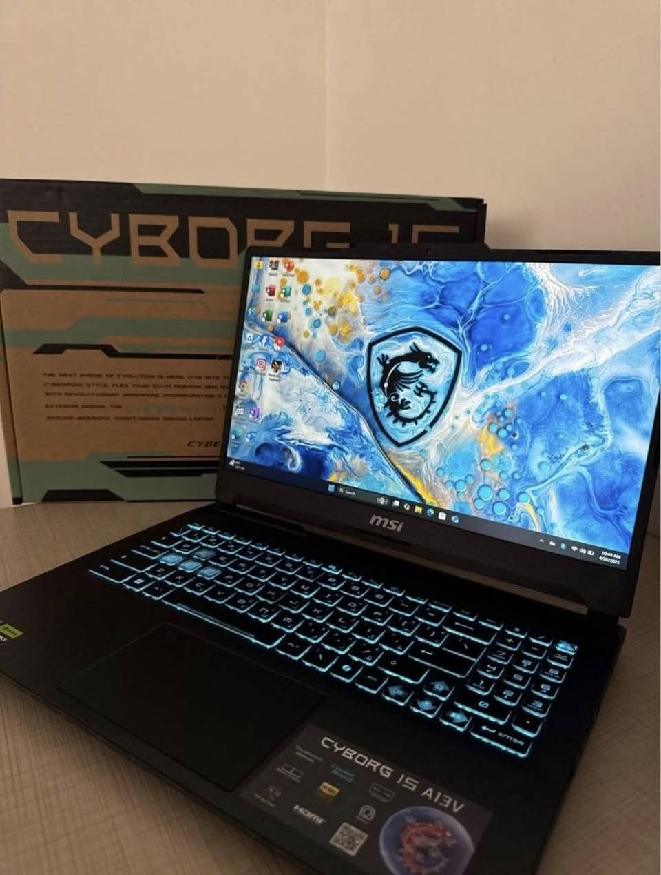 MSI Cyborg 15 لابتوب للألعاب والتصميم والأداء العالي 🔥
💻 المواصفات:

🧠 المعالج: Intel® Core™ i7-13620H (جيل ثالث عشر قوي جداً)

​🎮 كارت الشاشة: NVIDIA® GeForce RTX™ 4060 (8GB GDDR6)

​⚡ الرام: 16GB DDR5 (تردد حديث وسريع)

​💾 التخزين: 512GB NVMe PCIe Gen4 SSD (سرعة فائقة في نقل البيانات)

​🖥️ الشاشة: 15.6" Full HD خرافية – بتردد 144Hz سلاسة تامة بالألعاب

​🪟 النظام: Windows 11 Home الأصلي

​✨ حالة الجهاز: الجهاز مستخدم نظيف وبحالة ممتازة، مناسب للألعاب القوية، التصميم، والمونتاج (بەکارهاتووی خاوێن و بێ کێشە).

​📞 للتواصل (واتساب أو ماسنجر): 👉 ***********

​📍 العنوان: كركوك – بنجا علي (کەرکوک – پەنجا عەلی)

​🏢 شركة خوبيب للابتوبات - Khubaib Laptops
