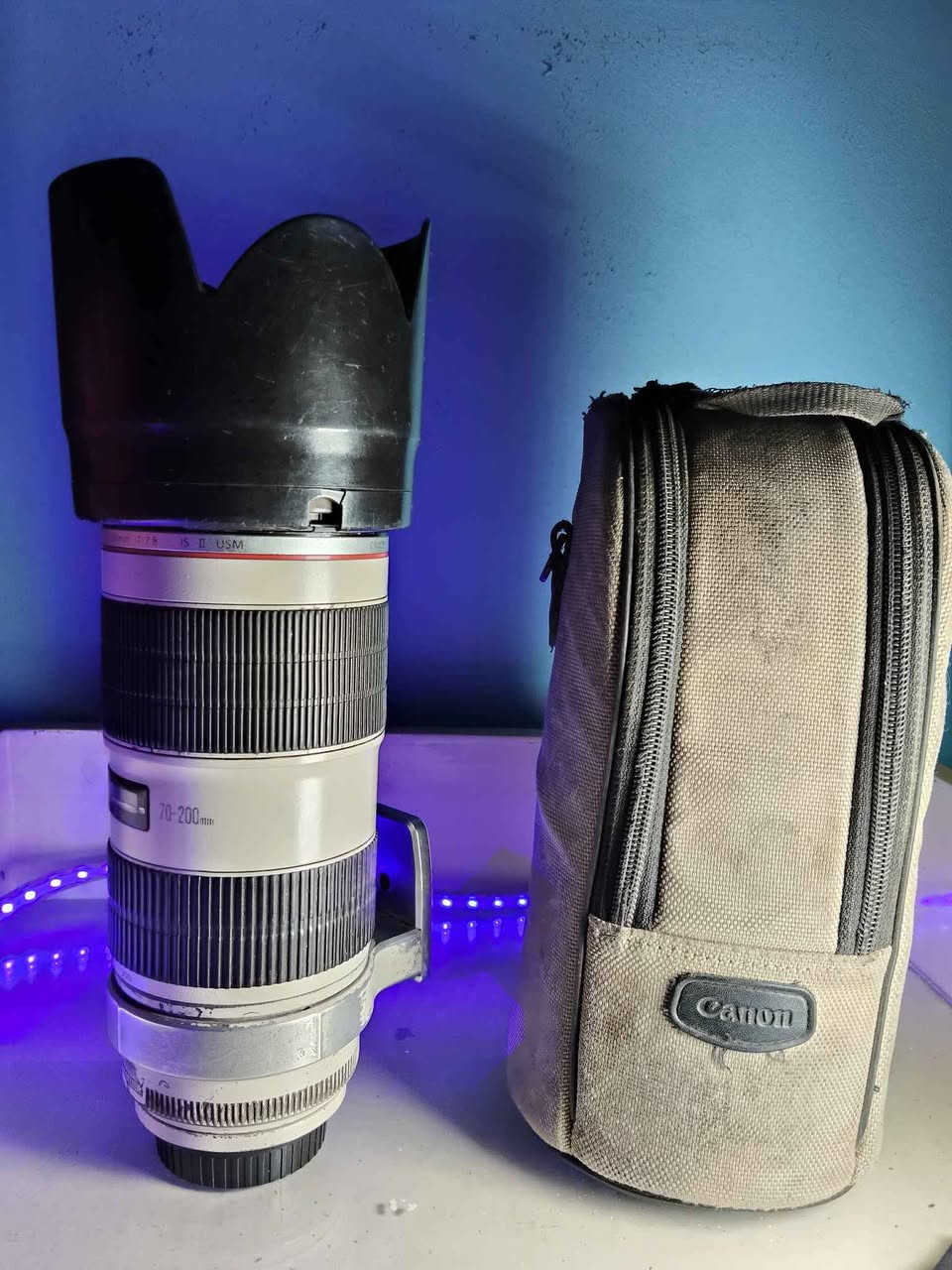 عدسة كانون 70-200 فرجن 2 
F2.8
الحالة الخارجية كما موضح بالصور 

لا يوجد بها عي عيوب 

معاها الهود الأصلي والكاب الخلفي والجراب 

السعر ١٩٥٠٠ 🎇🎇🎇

للتواصل 01116961705 شبرا الخيمة قسم 2, القليوبية


**إذا كنت صاحب هذا الإعلان وتريد حذفه لأي سبب، رجاءا أرسل رسالة إلى الدعم الفني**