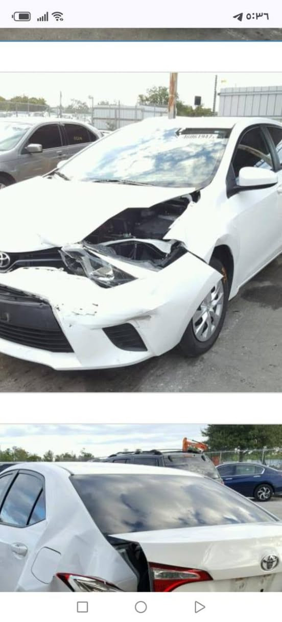 السلام عليكم
كورلا 2016
ابيض
محرك كير شركة شرط
بأسمي السنويه لل28
صور الحادث من امريكا
السعر 127 بيها مجال حگ الجية
الاتصال على رقم الهاتف 
***********
العنوان قاطع السبعاوويين قرية الصلاحية 
غير متواجد ع الخاص
