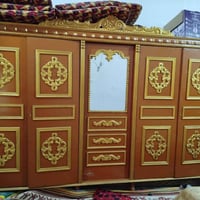 نجف حي ميسان • غرفة نوم خشب • ميز تلفزيون